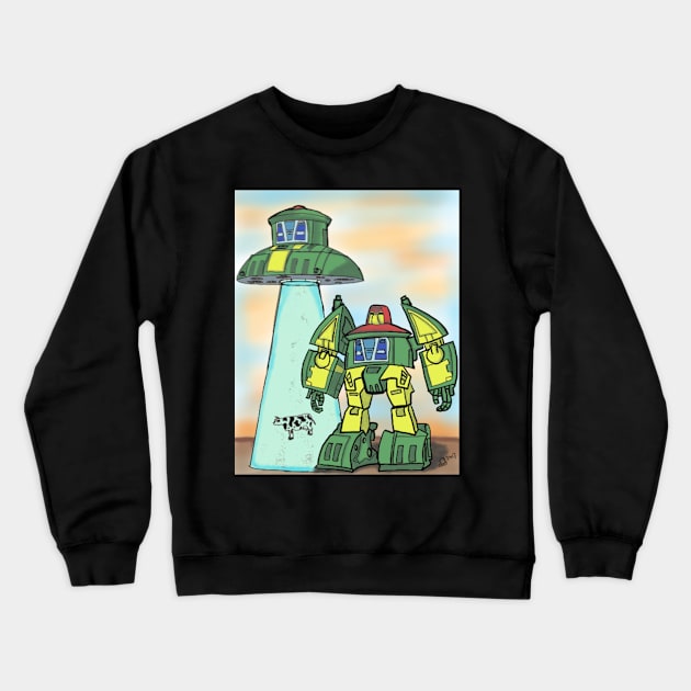 Cosmo Crewneck Sweatshirt by Tocatzin